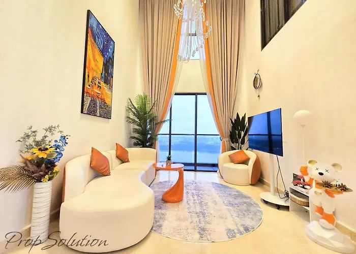 Loft Suite Seaview 2Br Jb Ciq 6-7Pax