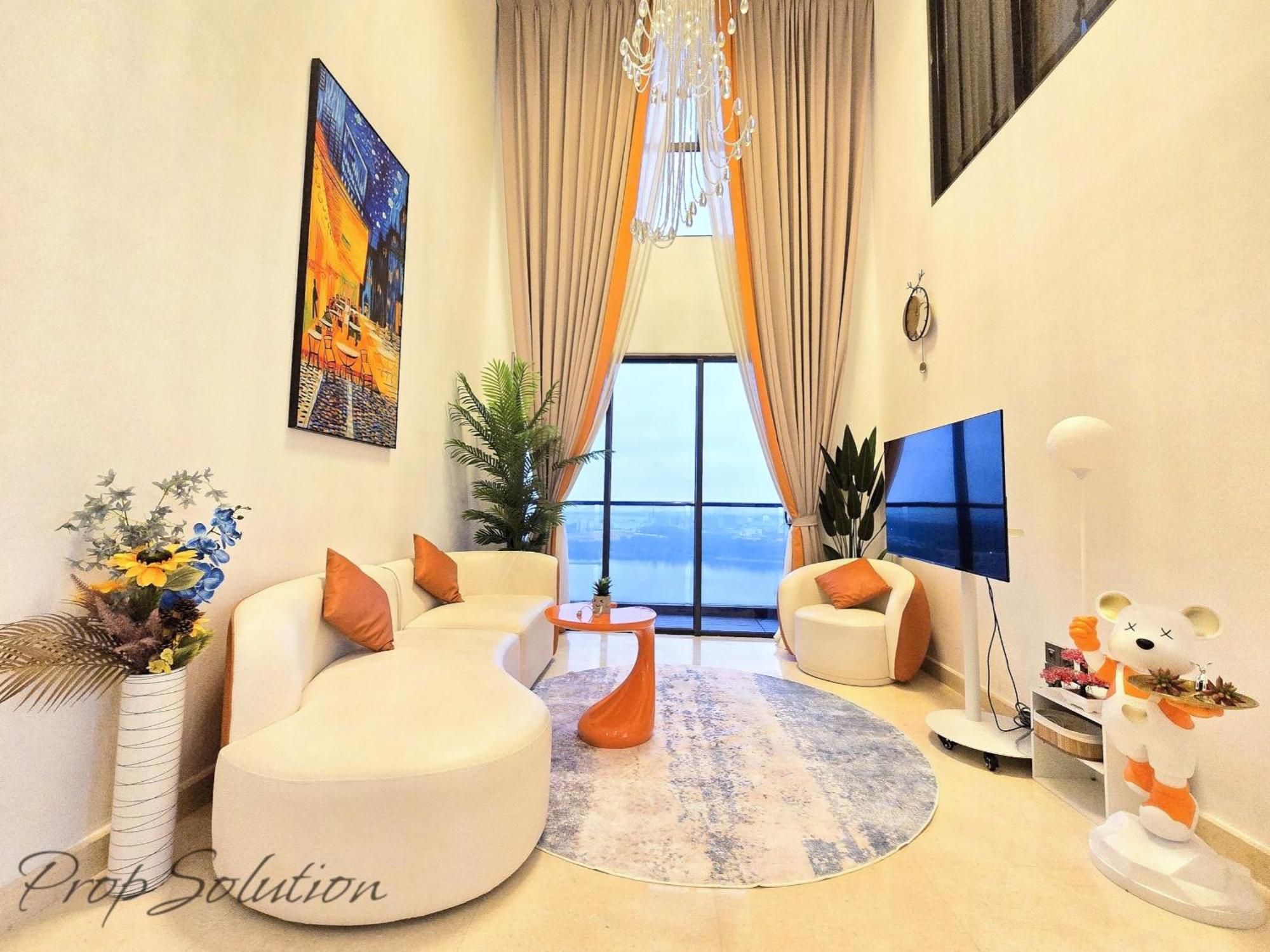 Apartemen Loft Seaview 2br Jb Ciq 6-7pax